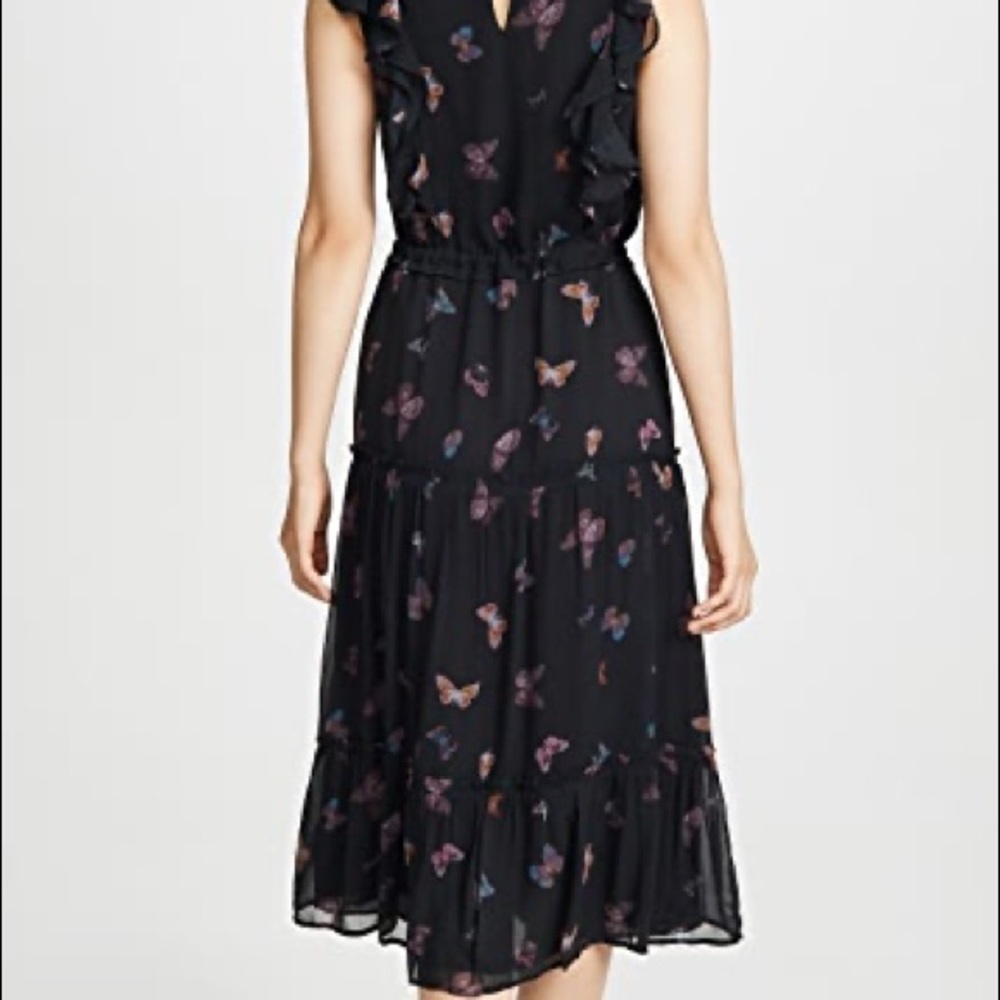NWT Paige silk dress - Basil Butterfly - silk - M - Picture 5 of 7